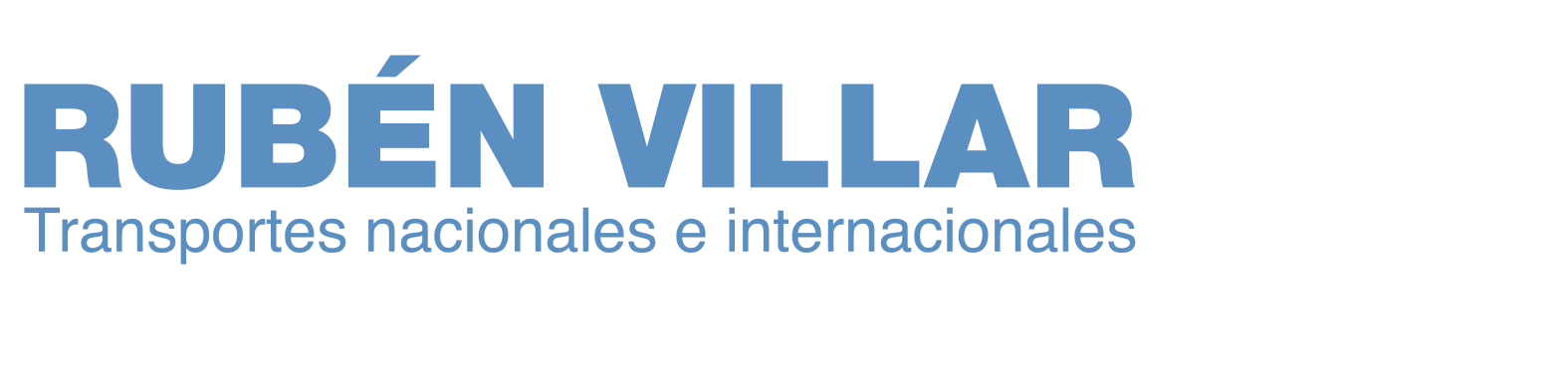 Logotipo Rubén Villar